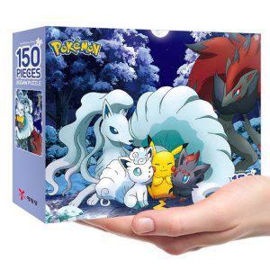 포켓몬 150pcs 직소 퍼즐 달밤 2P 아동 그림 맞추기