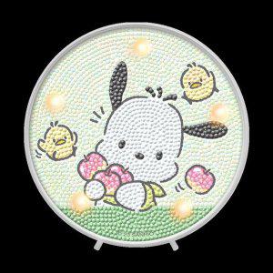 산리오 DIY 보석십자수 오로라 포차코 무드등 애플