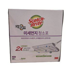 스카치브라이트 미세먼지청소포(마른타입) 28cmX21cmX80매입