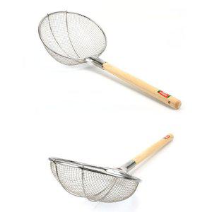 건지게 치킨 면 간격 지름 27.5cm 13호 튀김 뜰채 건지기 2mm
