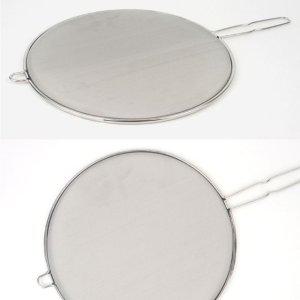 후라이팬뚜껑 주방 지름 뚜껑 덮개 33.2cm 스텐 망사 후라이팬 1개