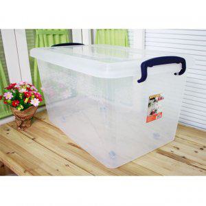 바퀴달린 꼬미꼬모 75L 투명 리빙박스