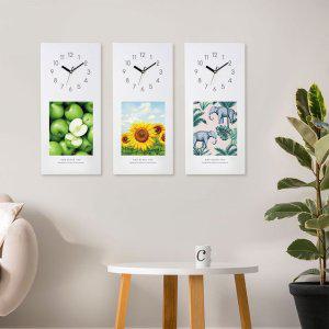 벽시계 무소음 JSC-003 복을부르는풍수_액자 나룸