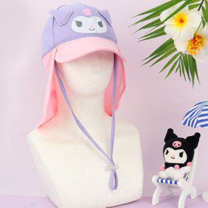 아동 여름 플랩캡 모자 쿠로미 디자인 어린이 보호모자 아동용 햇모자