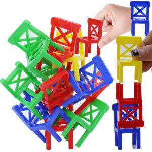 균형 도전 의자 게임 소형 탑 쌓기 보드게임 재미있는 놀이