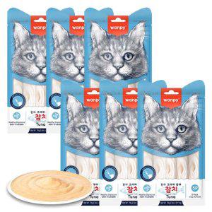 고양이 크리미 퓨레 간식 참치 5개입 6P 스틱 스낵