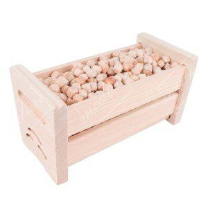 순수편백나무 자연기화식 바스켓가습기 소 13mm칩1KG