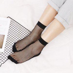면 패션 그물 망사 귀여운 양말 삭스 발목 피