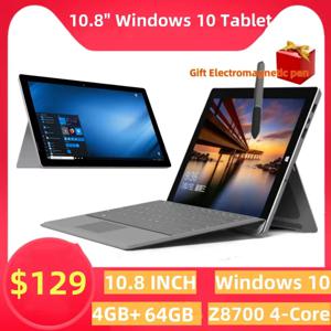 선물용 전자기 펜 10.8인치 윈도우 10 태블릿 키보드 포함 64비트 인텔 Z8700 4GB 램 64GB 저장용량 1920x1280 IPS 타입-C USB