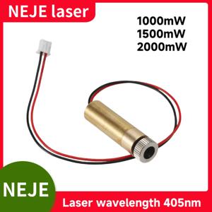 NEJE 푸른 빛 CNC 초점 모듈 레이저 1000mW/1500mW/2000mW 레이저 파장 405nm 레이저 조각 DIY 부품