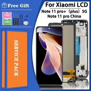 Xiaomi Redmi Note 11 Pro+ 5G 화면 21091116 Redmi Note 11 Pro용 UG LCD 디스플레이 화면 터치 디지타이저(중국) 21091116 C