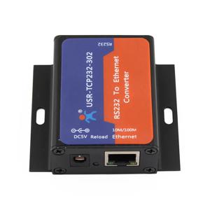 USR-TCP232-302 RS232-TCP IP 변환기, 직렬-이더넷 지지대, DNS DHCP 내장 웹지