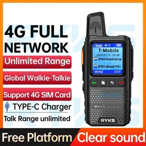 Poc 라디오 글로벌 4G 무전기 5000Km 장거리 캠핑 양방향 햄 라디오 Zello DMR Baofeng UV5R Quansheng Tk11 호환 불가