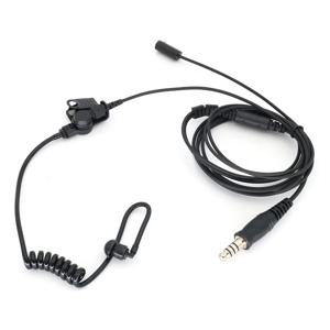 7.1mm NATO 플러그 어쿠스틱 에어 튜브 FBI 이어폰 보안 요원 헤드폰 마이크 이어 버드 미니 워키 토키 라디오