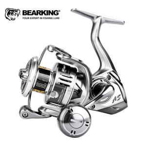 BEARKING 브랜드 새로운 도착 바닷물 낚시 릴 스피닝 1000-6000 9+1BB 5.2:1 최대 드래그 10-20KG 방수 릴