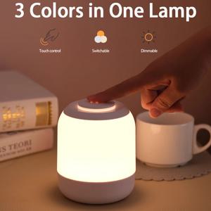 터치 야간 조명, 침대 옆 테이블 램프, 방 장식 아이템, USB 충전식 LED 조명, 무선 LED 조명, 어린이 침실 서재