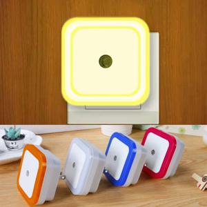 1-4pcs LED 무선 센서 밤 빛 EU 미국 플러그 미니 광장 밤 아기 어린이 거실 침실 복도 조명 램프