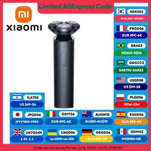 XIAOMI MIJIA 남성용 전기 면도기 S700 전신 세척 전기 면도기 트리머 수염 충전식 남성용 면도기