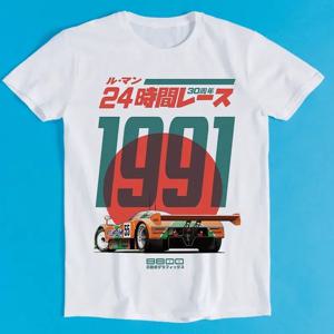 일본 787B 30 주년 르망 레트로 재미있는 아트 드로잉 게이머, 애니메이션 컬트 밈, 영화 음악 선물, 코튼 티, 재미있는 티셔츠
