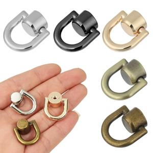 4Pcs 금속 가방 리벳 네일 버클 스터드 버튼 핸드백 벨트 행거 가죽 공예 수하물 가방 버클 통 스냅 하드웨어 Accessorie