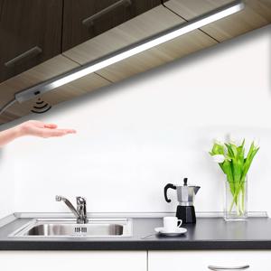 30/40/50cm 알루미늄 프로파일 USB LED 바 라이트 스트립 5V 핸드 스캔 모션 센서 주방 램프 욕실 침실 캐비닛 조명