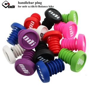 ODI 2 Pcs 산악 자전거 부품 그립 미끄럼 방지 회사 핸들 바 캡 Manopole Mtb 자전거 바 엔드 플러그 Bmx Dh Fr 밸런스 자전거