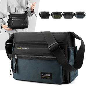 남자 Crossbody 가방 남성 나일론 어깨 가방 소년 메신저 가방 남자 핸드백 여행 캐주얼 대형 가방