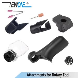 NEWONE 로타리 도구 DREMEL 부착물 4개/세트 액세서리 톱 샤프닝 먼지 송풍기 팬 실드 그라인딩 가이드