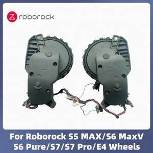 Roborock S5 MAX/ S6 MaxV/S6 Pure/S7 Pro/ E4 진공 청소기 액세서리 오른쪽 WLeft alking 휠 부품 용 원본
