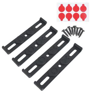 번호판 홀더 4PCS 비바람에 견디는 Frameless 번호판 프레임 전면 및 후면 자동차 태그에 대 한 자동차 태그 프레임 자동차 액세서리