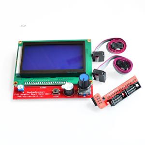 ! ! 3D 프린터 스마트 컨트롤러 RAMPS 1.4 LCD 12864 LCD 제어판 블루 스크린