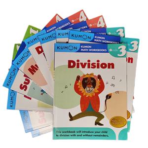 2 도서 Kumon 계산 수학 통합 문서 영어 도서 수학 문제 연습 교육 도서 G1-g4 6-10 세용 신규
