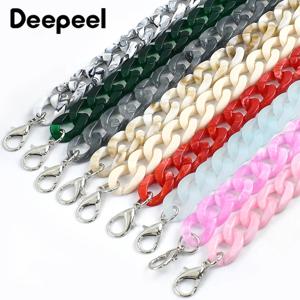 Deepeel 여성용 송진 체인, 가방 어깨 스트랩, 아크릴 체인 지갑, 핸들 핸드백 부품, 하드웨어 액세서리 교체, 60cm