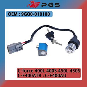 오리지널 스위치 잠금 어셈블리 점화 키, CFMoto CFForce 400ATR 400AU-B L 500AU-7S 7L 500ATR 450S 450L 520L 520S, 9GQ0-010100