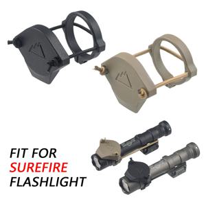 Surefire 스카우트 라이트 손전등 렌즈 보호 커버 무기 라이트 전술 전면 렌즈 캡 M300 M600 Modlit M951 보호대