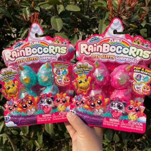 Zuru Rainbocorns Bunnycorn 서프라이즈 버니 블라인드 박스 2 세대 미니 귀여운 토끼 모델 인형 장난감 장식품 수집