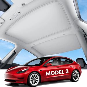 Tesla Model 3+ Highland 2025 모델 Y 아이스 천 버클 Sun Pare 유리 전면 후면 선 루프 채광창 액세서리 용 Sun Shades