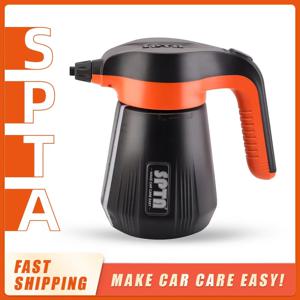 SPTA 2.25L/76 oz 전기 가압 비누 분무기, 압력 폼 분무기, 자동차 폼 분무기, 무선 펌프 분무기