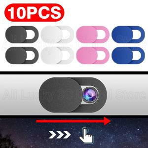 플라스틱 카메라 커버 셔터 자석 슬라이더 웹캠 커버 IPad 태블릿 웹 노트북 Pc 카메라 휴대 전화 렌즈 개인 정보 보호 스티커