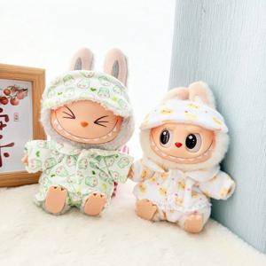 라부부 V1 V2 15cm17cm 라부부 인형 옷 귀여운 눈가리개 파자마 3종 세트 액세서리 의류 봉제 인형 옷