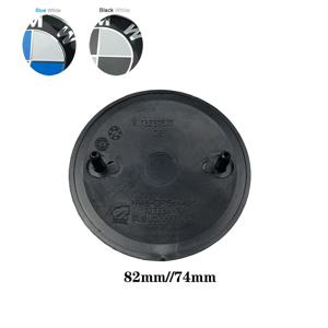 74mm 82mm 탄소 자동차 앞 후드 보닛 엠블럼 후면 트렁크 배지 E30 E36 F34 F23 G14 G20 G29 X1 X2 X3 M1 M2 액세서리