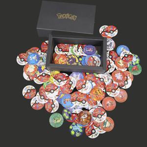 ﻿   Lote De Tazos 포켓몬 1세대 169pcs 완전한 컬렉션 슈퍼 메가 마스터 피카추 밀크캡 라운드 챕스 Tasos 카드