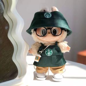15cm 17cm 라부부 BJD 의류 커피 블라인드 박스 V1 V2 V3 작업복 의류 교체 패션 레트로 섬세한 슈트 장난감