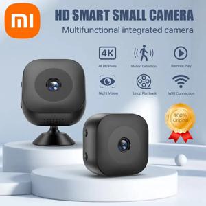 Xiaomi 미니 4K HD 카메라 WiFi 무선 모니터링 보안 보호 원격 모니터 캠코더 비디오 감시 스마트 홈