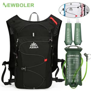 NEWBOLER 통기성 수화 조끼 트레일 러닝 배낭 경량 사이클링 러닝 조깅 마라톤 배낭 라이딩 클라이밍 백