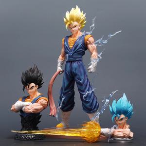 32cm 드래곤볼 피규어 Hb 베지토 GK 피규어 초사이어인 애니메이션 피규어 수집용 액션 피규어 스태츄 모델 커스텀 토이