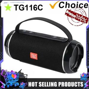 VIKEFON 무선 TG116C 블루투스 스피커 야외 핸즈프리 통화 휴대용 스테레오 천 휴대용 TWS 블루투스 스피커