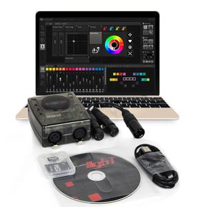 Daslight DVC4 GZM 무대 조명 제어 소프트웨어 1536 CH DMX512 제어 DJ 디스코 조명 led 조명 Dmx 컨트롤러 DMX 인터페이스