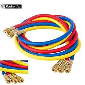 에어컨 냉매용 냉매 호스, HVAC R12 R22 R502 R134A R410 R404 R410a 용 냉매 충전 호스, 1M 36 인치 A/C