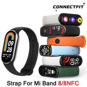 Mi Band 8 팔찌 용 실리콘 스트랩 Xiaomi 8 NFC 스트랩 실리콘 스포츠 벨트 손목 밴드 Mi Band 8 교체 용 스마트 팔찌